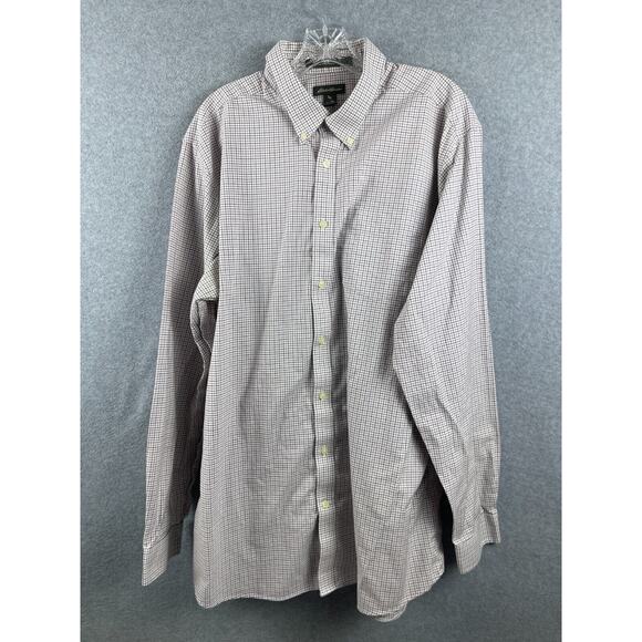 Eddie Bauer Other - Eddie Bauer Shirt Men's XLT Checks Long‎ Sleeve Button Down Preppy Wrinkle Free